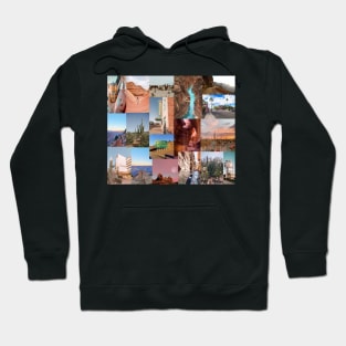 arizona aesthetic collage Hoodie